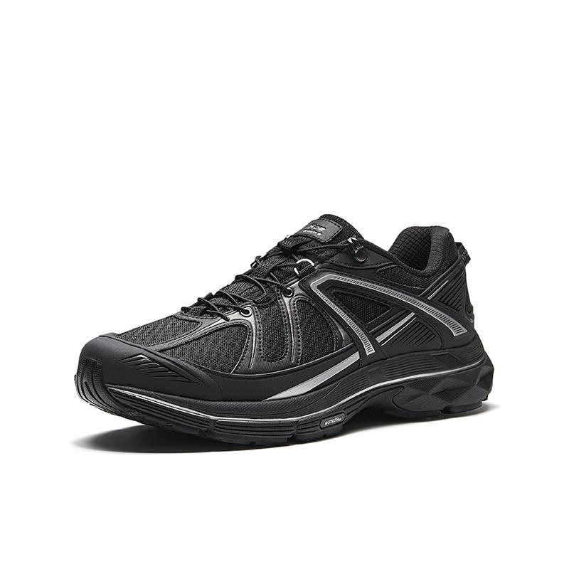 Anta Champion G02 Wandering Comfortable Low-Top Lifestyle Shoes Men sneaker Silver Black 112638804A-2