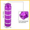 BULLSPANN Bicycle Step Set of Aluminum Axle Universal Fit for Purple Pegs/Footpegs, 4, Alloy, 3/8" Compatible, BMX/MTB/Mini Bikes,