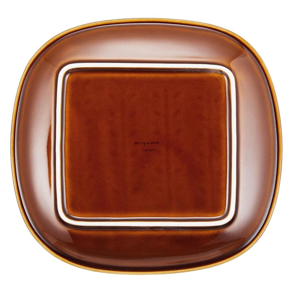 Mino ware gift set of 19x18cm bread plates with branch patterns ivory and one candy perfect for weddings and Made in Product number "miyama" set,