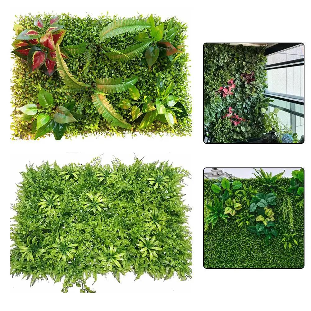 Indoor Outdoor Decor Artificial Green Wall Perfect For Gardens Easy Installation Lightweight Design Natural Appearance