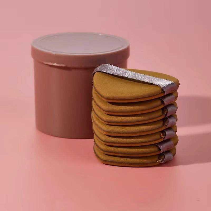 Morandi Mini Coffee Cup Dual-Use Marshmallow Cushion Foundation Puff