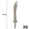 MOC Medieval Building Block Soldier Figure Weapon Accessories Battle Axe Bow Arrow Sword Sheath Shield Assembly Puzzle Brick Toy