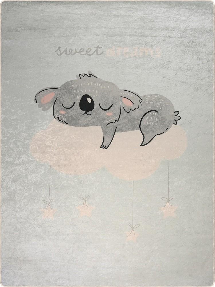 Tapis chambre enfant 80x150 cm Polyester Sweatdr Bleu 80x150 cm bleu