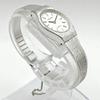 Used C180 [Working/Antique/Battery replaced] ORIENT Orient Quartz Oval Case Bracelet Type Ladies Watch