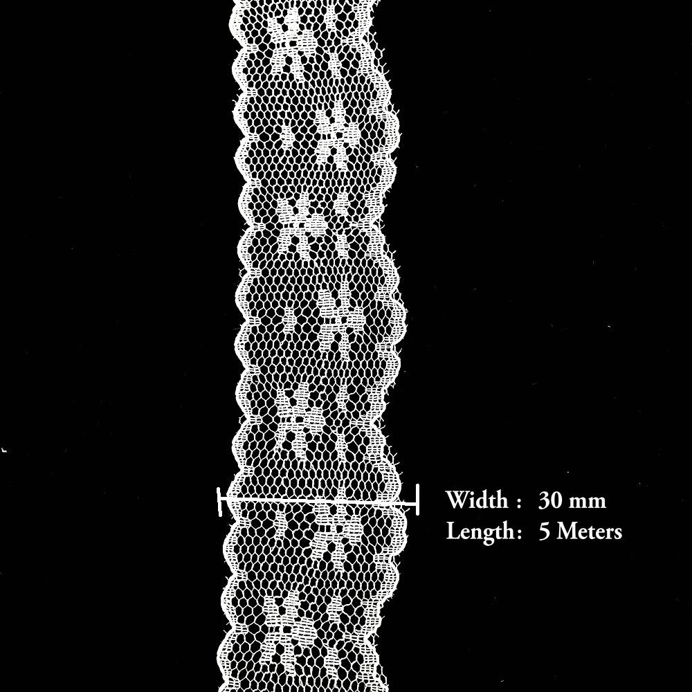 5 Meter Weiß Schwarz Spitzenband Sortierte Muster Borten für Geschenkverpackung Weihnachten Hochzeitsdekorationen DIY Basteln Nähzubehör