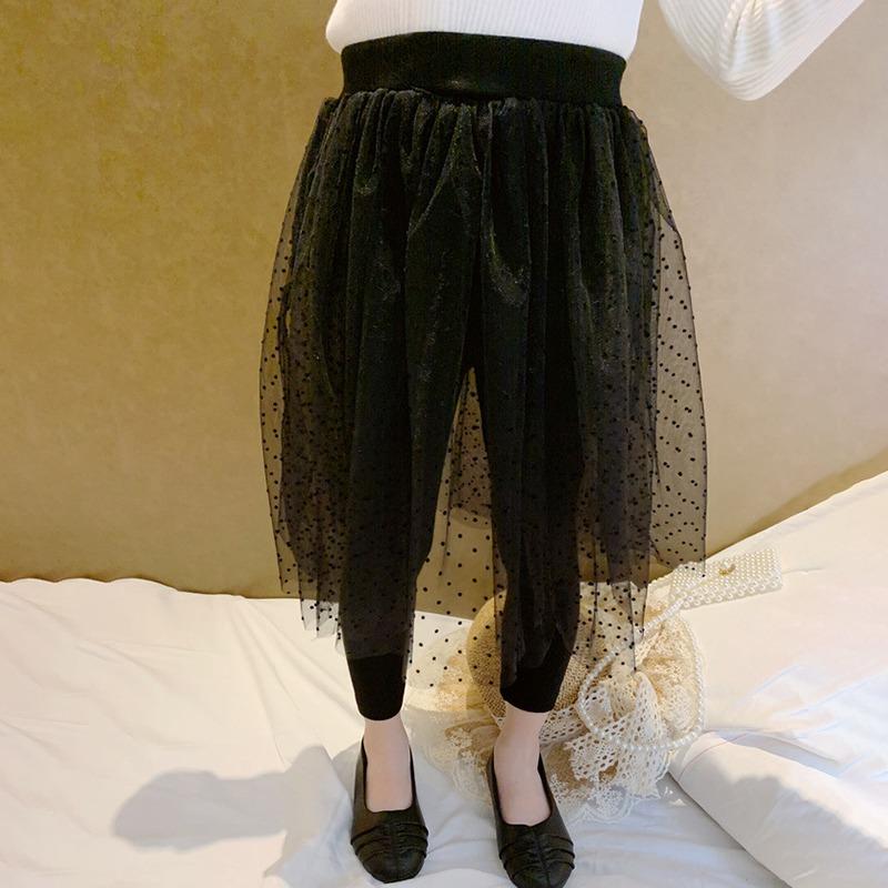 Leggings Fille Hiver - Pantalon Polaire épais, Doublure Chaude, Imprimé Floral - Taille Enfant, Coupe Stretch Confortable