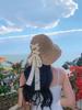 2026 New Women's Braided Straw Fisherman Hat UPF50+ Breathable Summer Beach Vacation Sun Protection Wide Brim Adjustable
