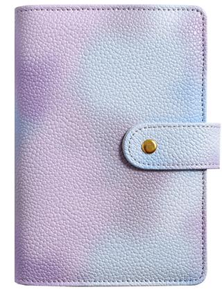 A7 Krokodyl Kolor 6 Ring Binder PU Clip-on Notebook Skórzany Luźne Kartki Okładka Notatniki Dziennik Artykuły piśmiennicze