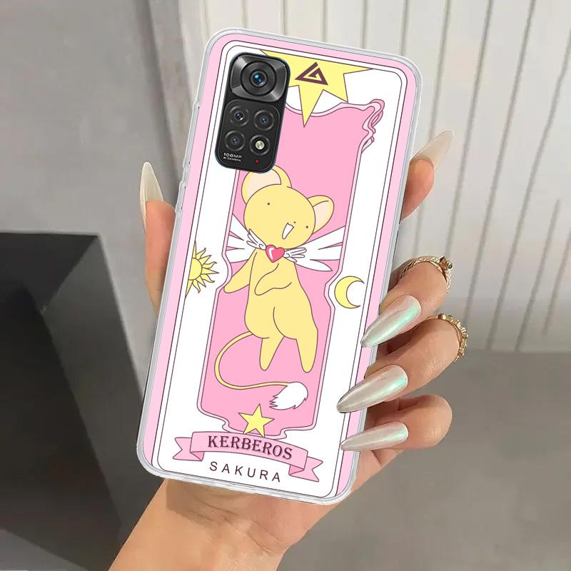 

Чехол для телефона аниме CardCaptor Sakura для Xiaomi Redmi Note 15 14 14S 13 12S 12 Pro 11S 11 Plus 11T 11E 10S Мягкий чехол с принтом Redmi Note 14S