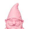 Sweet Atmosphere Ornament 3D Printed Garden Gnome Statue Holding Heart, Cute Pink Figurine, Weather-Resistant Indoor Burr-free Sculpture and Outdoor,
