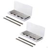 10 Pieces Planer Blades Knives 3-1/4 Inch 82mm Sturdy Easy To Use with Storage Box Portable