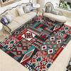 Retro Ethnic Style European-style Living Room Carpet Bohemian Non-slip Coffee Table Carpet Household Easy-to-take Crystal Velvet Carpet