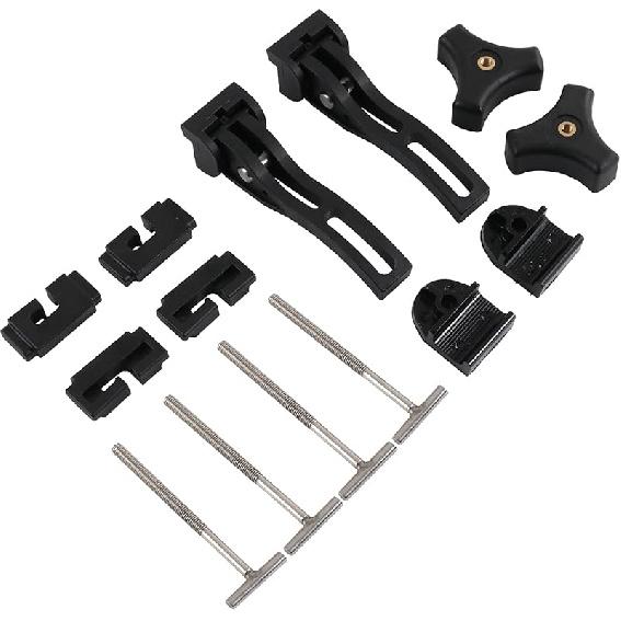 Truck Tonneau Cover Replacement And Accessories Part Kit For Hard Tri-Fold & Quad-Fold Truck Bed Cover Include Nut, T-Bolt And Tonneau Cover Clamp,