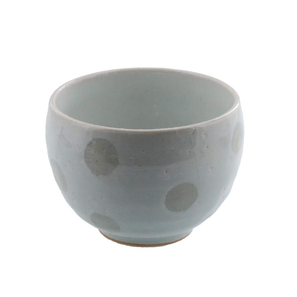 Tableware East Earthenware Snow Polka Dots Bowl, 9.8cm,