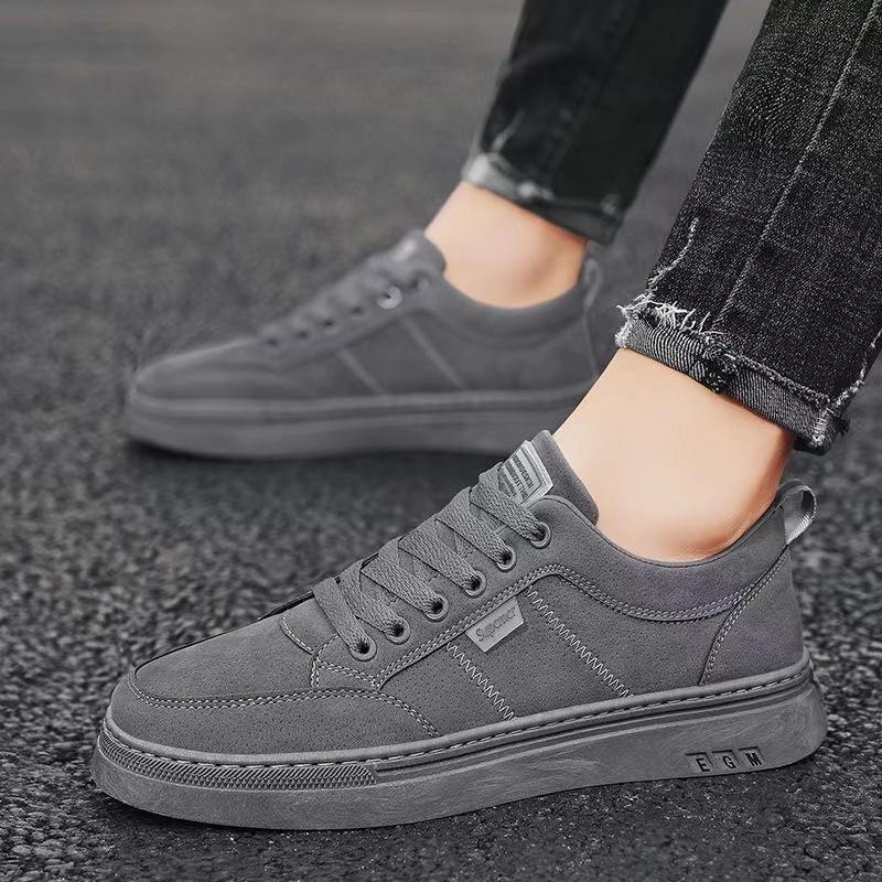 Men's Shoes Spring Labor Protection Waterproof Versatile Casual Work Shoes Thick Soled Men's Board Shoes 2025 New Edition