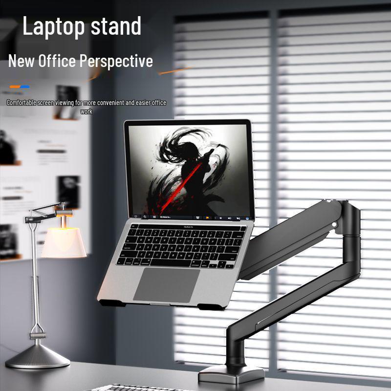 Dual Monitor Laptop Stand with Adjustable Arm