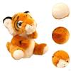 Animal Hand Puppet Toy, Tiger Plush Figure for
