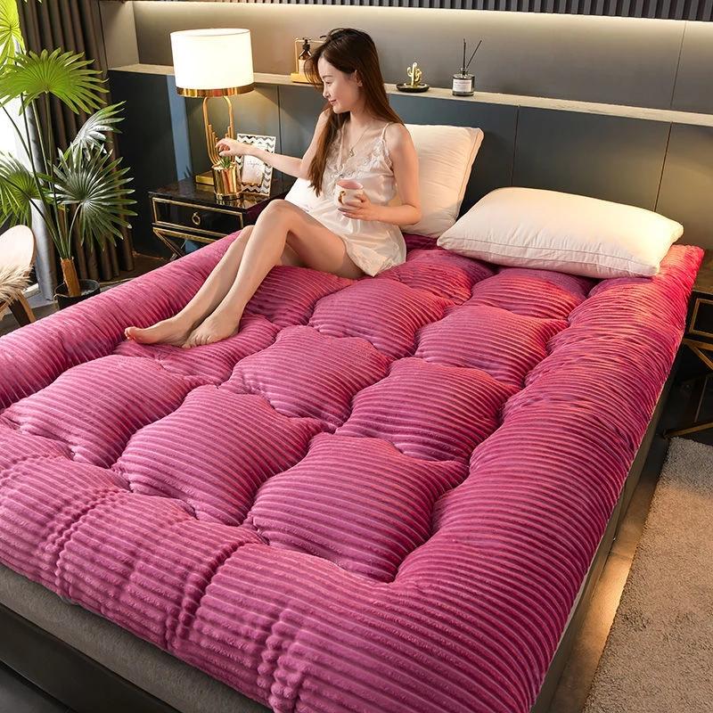 

Матрац Magic Velvet Складна постільна білизна М який теплий наматрацник Тривимірне стьобання Однотонне японське татамі