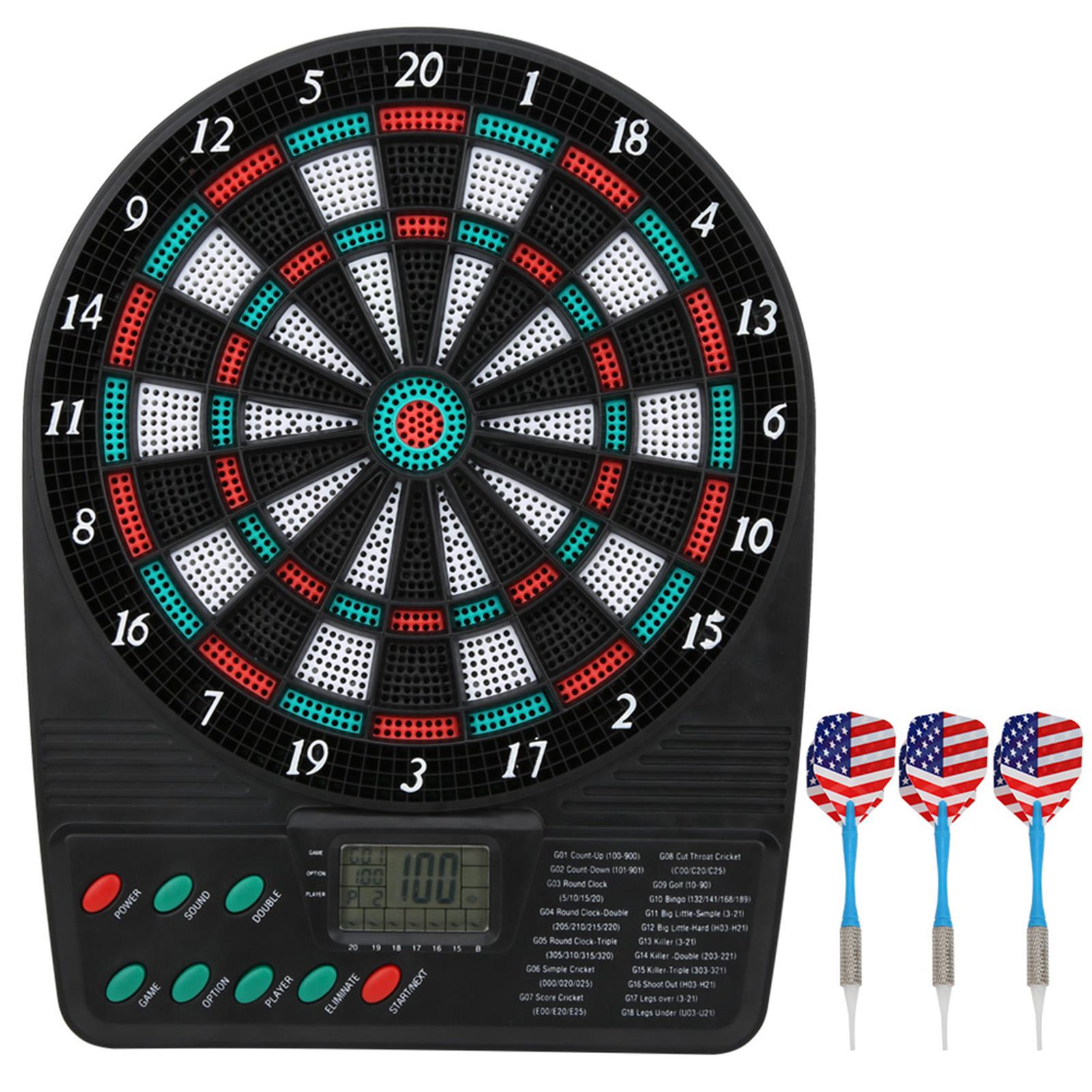 

Electronic Dart Automatic Scoring Soft Dart Board Set Family Leisure Target Entertainment