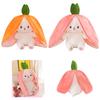 Creative Children's Bunny Doll-transforming Plush Toy With Carrot And Strawberry Options
