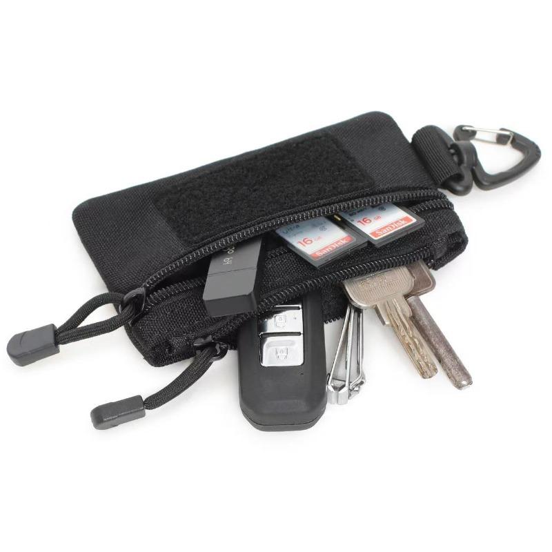 1pcs Outdoor Hiking Camping Waist Bag Daily Casual Waist-Mounted Coin Key Organizer Portable Outdoor Daily Use Storage Pouch