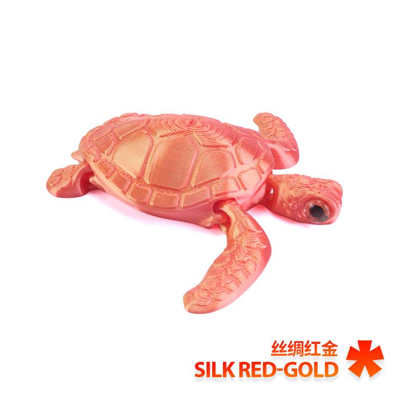 

3D Printed Turtle Model With Movable Joints Creative Collection Desktop Decoration Realistic Animal Figures Children s Toy Gift