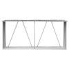 Wood Storage Shelter - vidaXL - Galvanized Steel - 330x84x152cm - Anthracite - Durable
