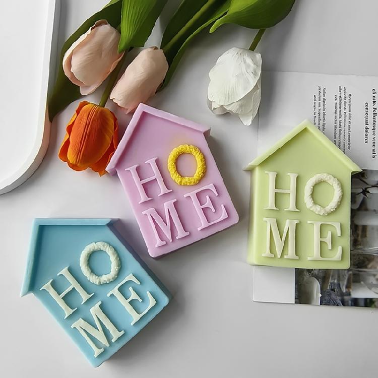 House Shape DIY Craft Mold Flexible Jewelry Making Tool for Candle Making