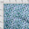 oneOone Țesătură din bumbac Flex Blue2 Țesătură florală cu acuarelă abstractă pentru cusut țesături artizanale imprimate la oarde 40 inch