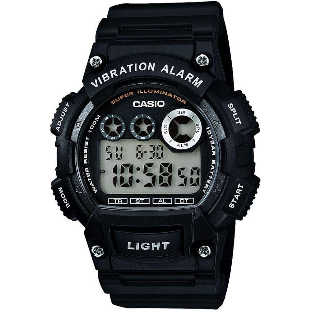 Casio W-735H-1AV Standard Digital Watch Men s Imported Model Water Resistant Lightweight Design