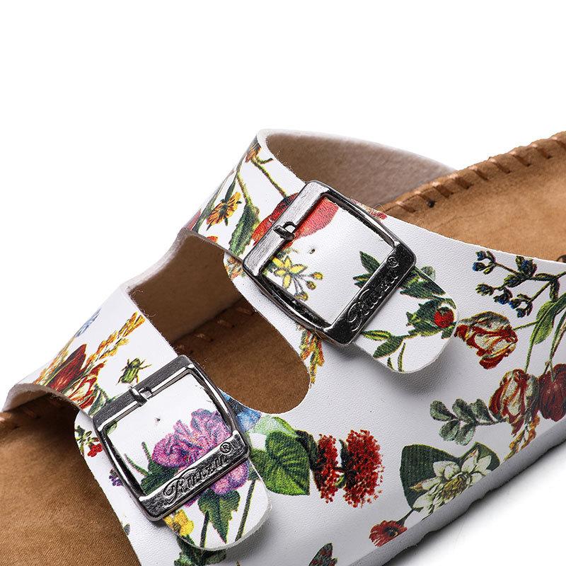 Мода Whoholl Brand 2024 Новые летние пляжные пробковые тапочки повседневные нескользящие — фото 3