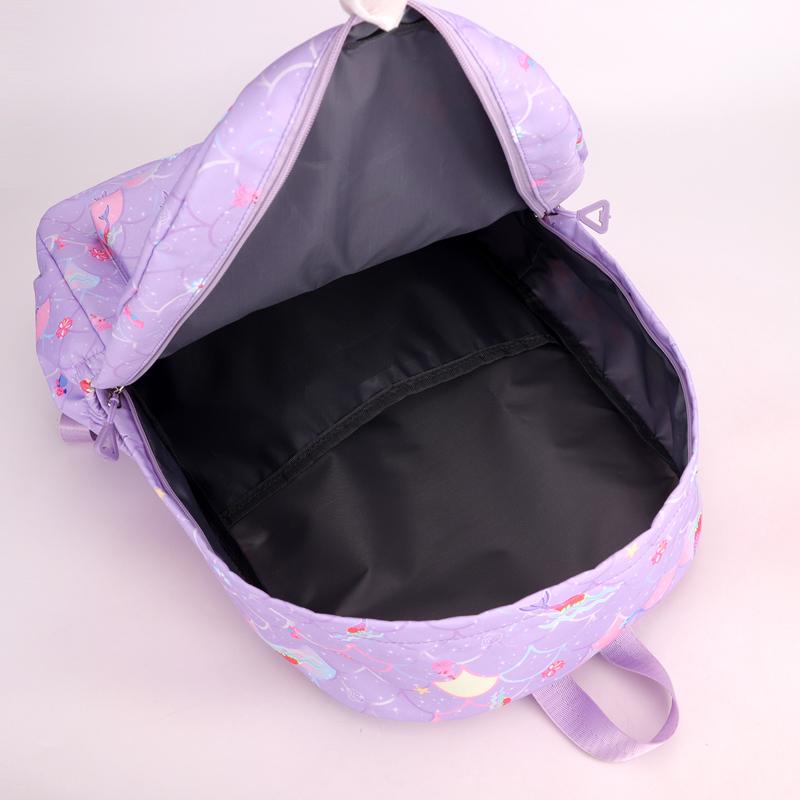 3Pcs/set Backpack for Girl School Teen Student Knapsack Women Rucksack with Lunch Bags Pencil Bag Fish Scale Style Bags