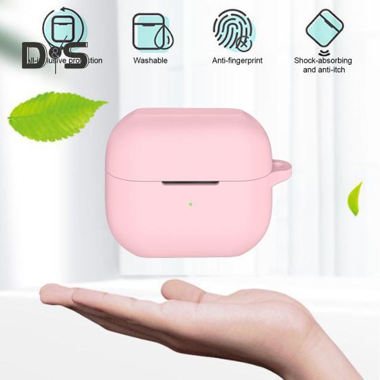 Jednobarevné ochranné pouzdro na sluchátka odolné proti nárazu odolné proti nárazu 360stupňová ochrana silikonové nabíjecí pouzdro pro SamsungGalaxy Buds 3/3pro