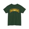 T-shirt Pesante in Cotone con Tab Ranger dell'Esercito USA, Militare, USA, Regalo, Fanteria, Operazioni Speciali,