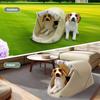 Tragbares Hundezelt Atmungsaktiv Wasserdicht Hundebett für Kleine Hunde Outdoor Sonnenschutz Katzenhaus für Camping Picknick Haustierzelt