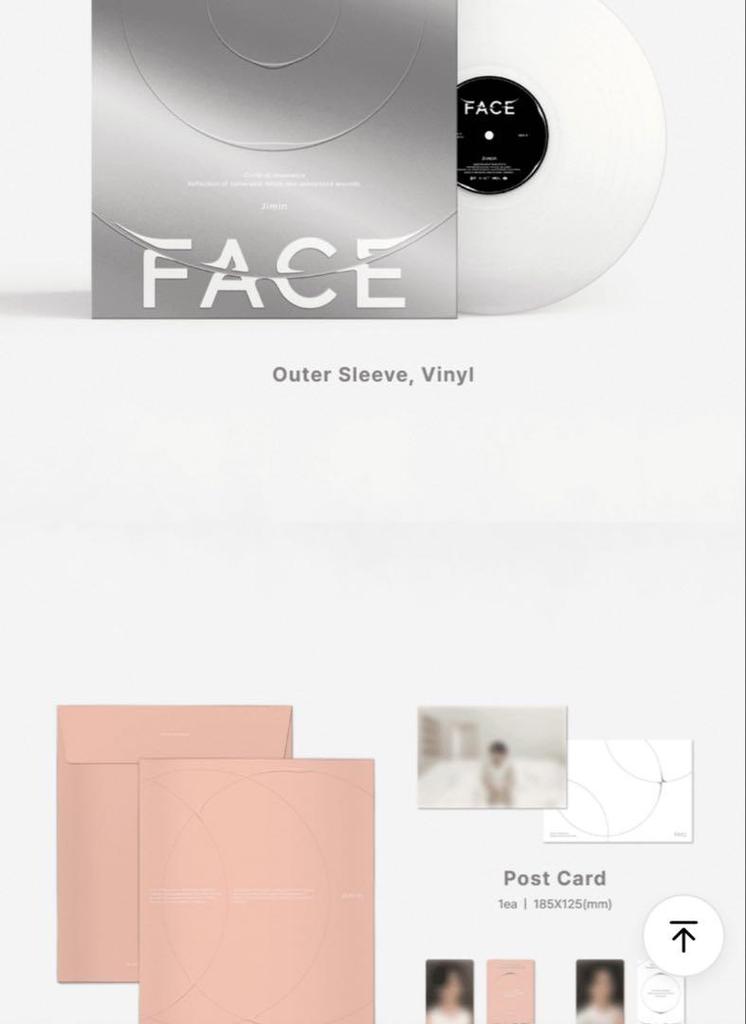 [USED] BTS JIMIN 'FACE' Vinyl