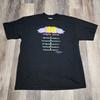 Vintage Forty 40th Tour Birthday Shoebox Greetings Humor Shirt XL Made In USA Unisex T-Shirt
