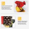 Cute Landscape Light Unique Pinecone/Nut Red Bird Solar Garden Light Outdoor Lighting Waterproof IP55 for Garden Yards