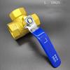 Robinet Sferic cu 3 Căi de 1 Inch Robinet Sferic Robinet Sferic din Cupru Pentru Apă Ulei Gaz