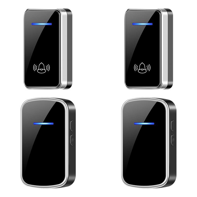 International Wireless Doorbell with EU/US/UK/AU Plugs, 433 MHz