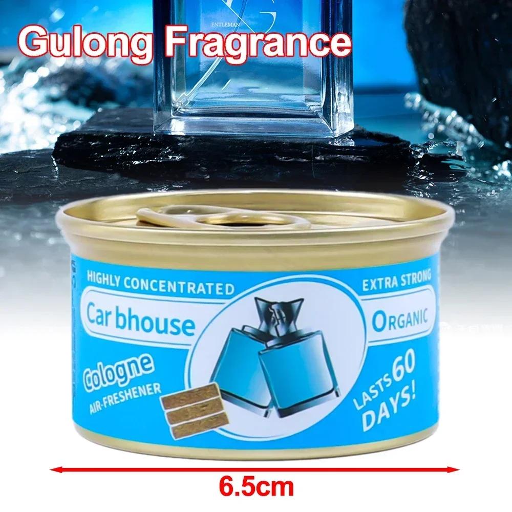 Car Aromatherapy Ornament Wooden Blocks Canned Aluminum Can Wood Aroma Car Organic Air Freshener Car Home Deodorant Supplies