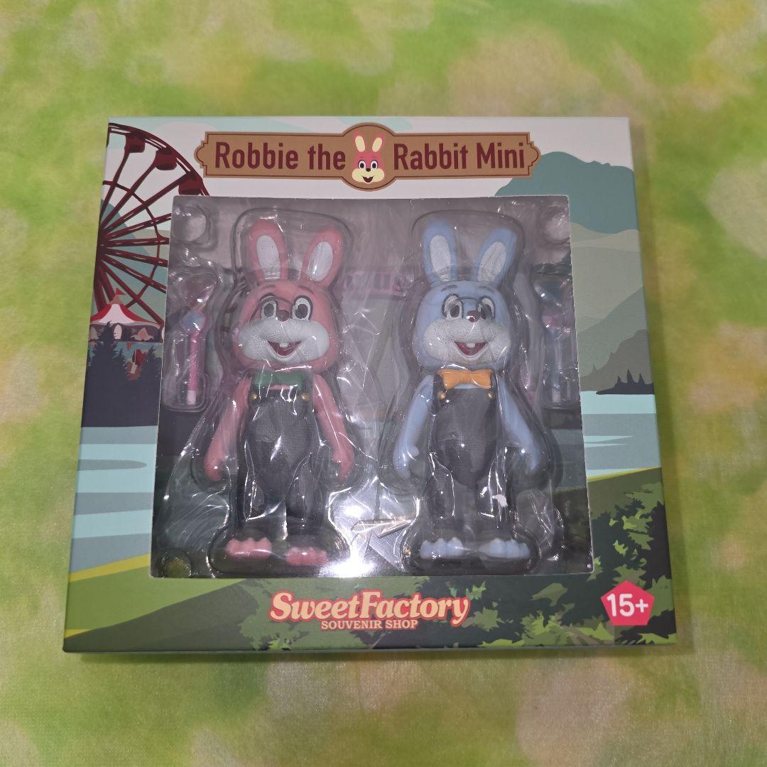 

[USED] Robbie the Rabbit Mini Figure Pink & Blue Sweet Factory Exclusive
