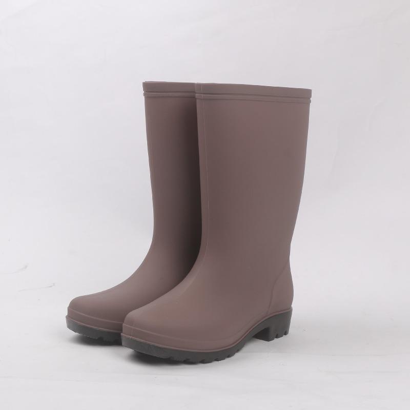 

Rain shoes women s adult medium tube fleece warm women s matte matte water shoes rain boots cover water glue shoes 40