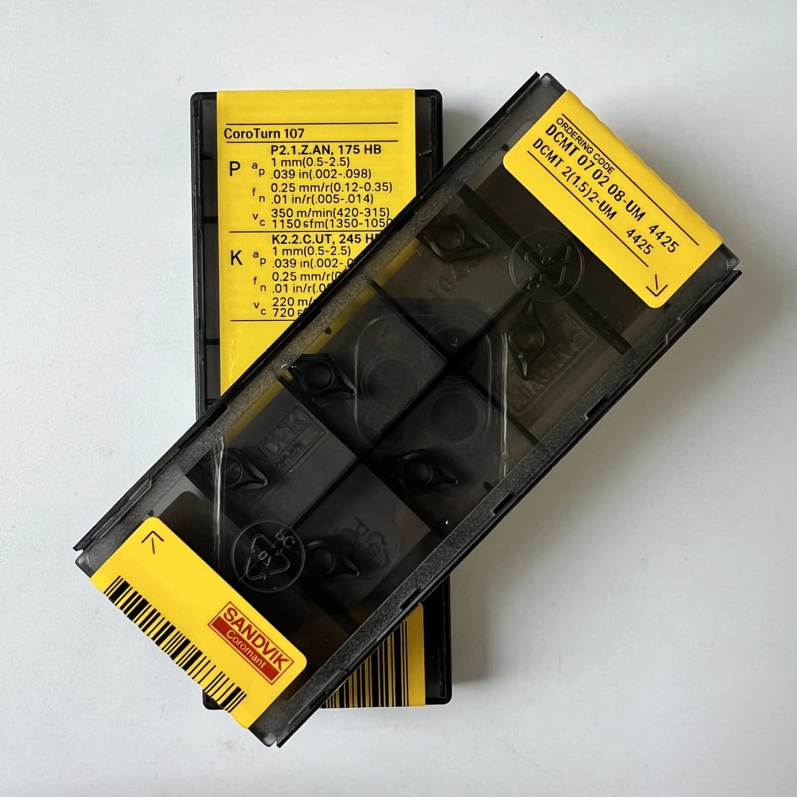 

Original Sandvik / DCMT070208-UM 4425 /CNC lathe carbide blade tool 10 Pcs