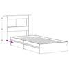 Bed Frame with Storage Space Sonoma Oak 75 X 190 Cm Particleboard