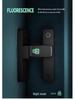Punch-Free Slide Bolt Latch for Bathroom and Indoor Doors