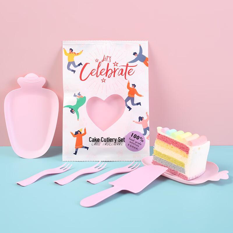 Disposable Cake Tableware Set