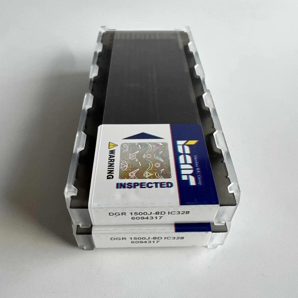 ISCAR / DGR1500J-8D IC328 /Industrial Indexable Carbide Inserts 10 PCS