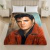 Elvis Presley Print Flannel Blanket Cozy Warm Plush Throw Blanket For Bed Sofa Couch Indoor Household Use