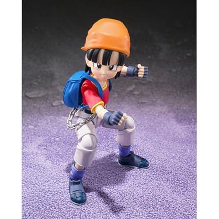 Figurine - TAMASHII NATIONS - Pan GT &amp; Gill - 9 cm - Dragon Ball GT - Accessoires inclus